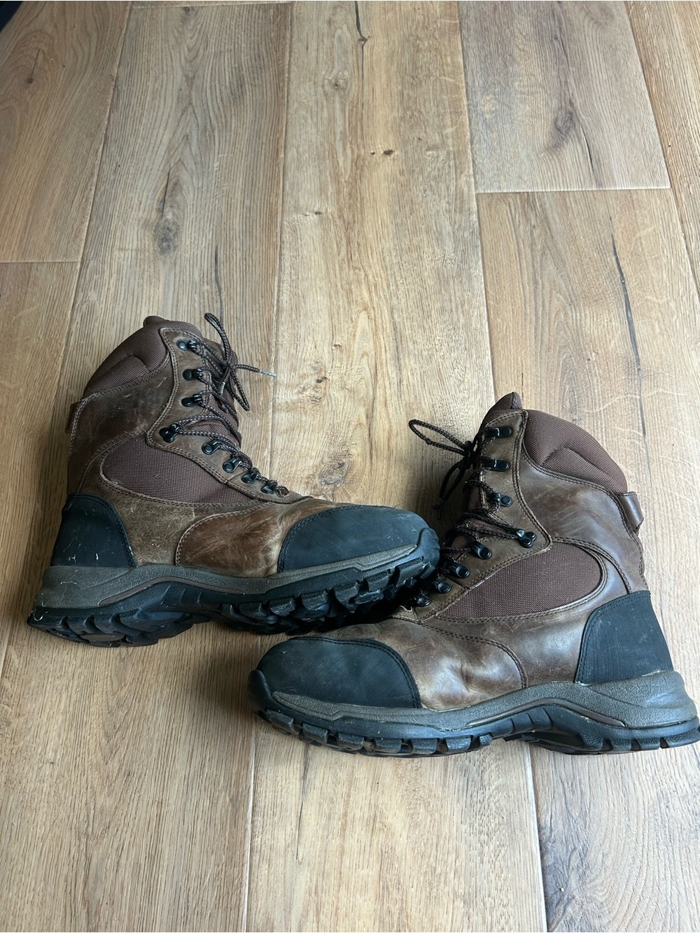 Field & Stream Brown and Black Men's Tactical Hiking Boots